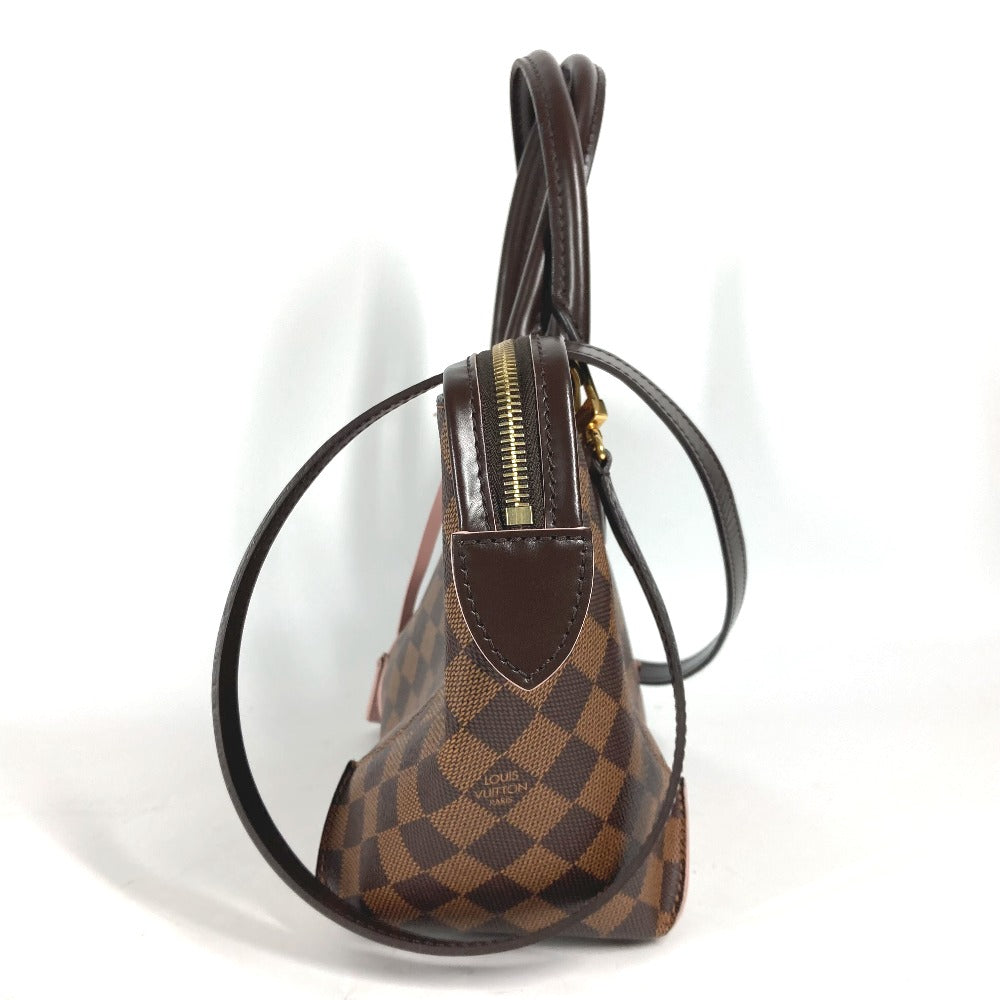 LOUIS VUITTON Handbag Damier canvas Brown x pink Damier Kaisa PM Women