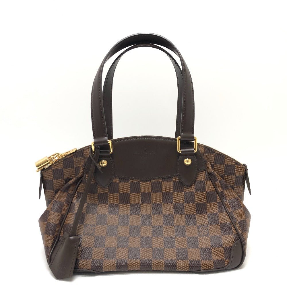 LOUIS VUITTON Handbag Damier canvas Brown Damier Verona PM Women