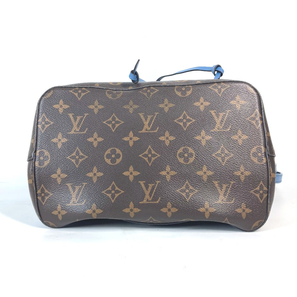 LOUIS VUITTON Shoulder Bag M43569 Monogram canvas Brown x blue Monogram Neonoe Women