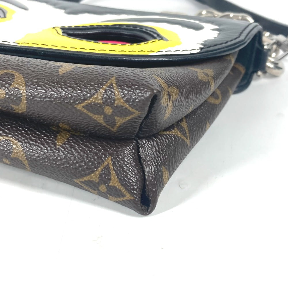 LOUIS VUITTON Shoulder Bag M43532 Monogram Canvas, Epi Leather black Epi Monogram Kansai Yamamoto pochette kabuki mask Women