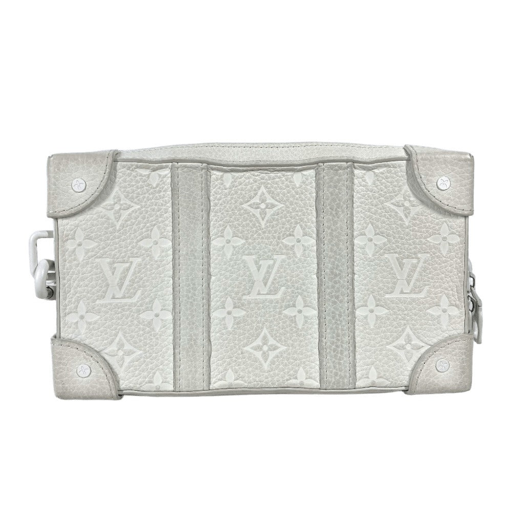 LOUIS VUITTON Shoulder Bag M80146 Taurillon Clemence Leather white LV Friends Monogram Soft Trunk