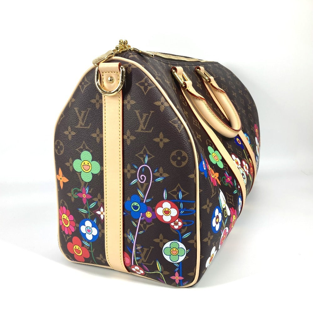 LOUIS VUITTON Boston Duffel bag M14182 Monogram canvas Brown Monogram Takashi Murakami LVxTK Keepall �Ebandouliere 45 Women(Unisex)