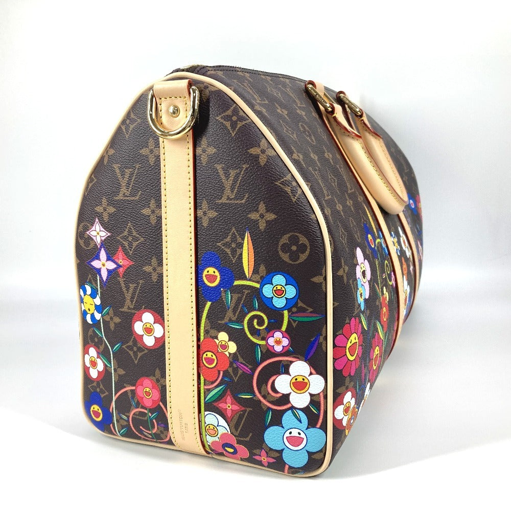 LOUIS VUITTON Boston Duffel bag M14182 Monogram canvas Brown Monogram Takashi Murakami LVxTK Keepall �Ebandouliere 45 Women(Unisex)
