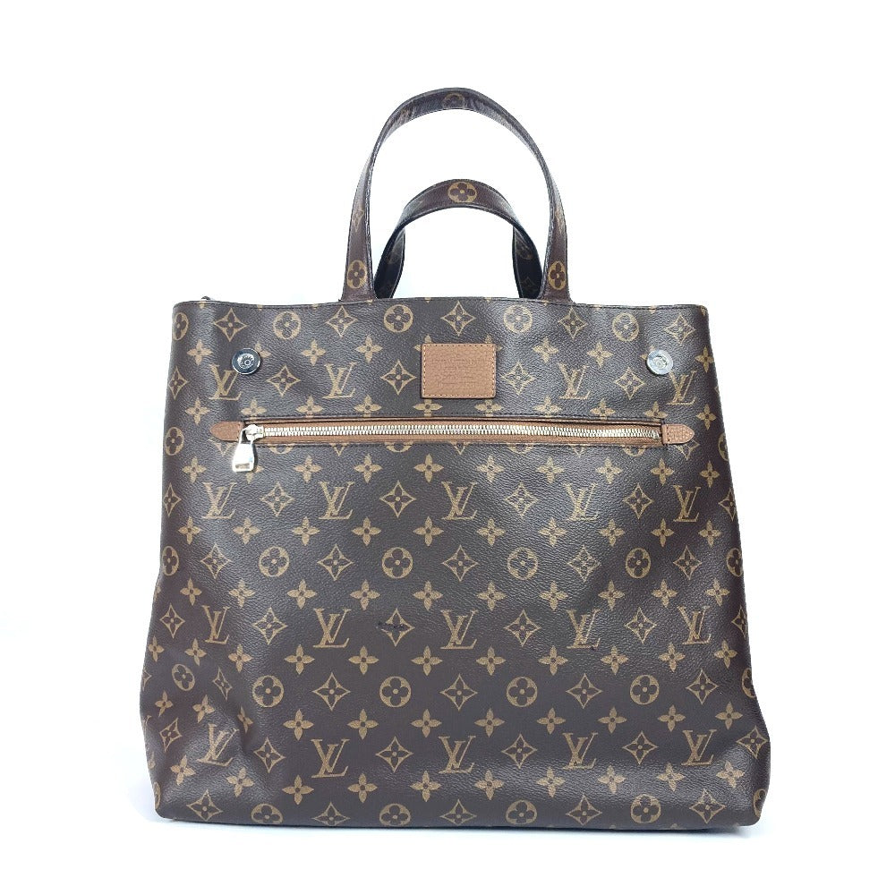LOUIS VUITTON Shoulder Bag M50145 Taurillon Clemence Leather, Monogram Canvas Brown Monogram Cuir Tote EW mens