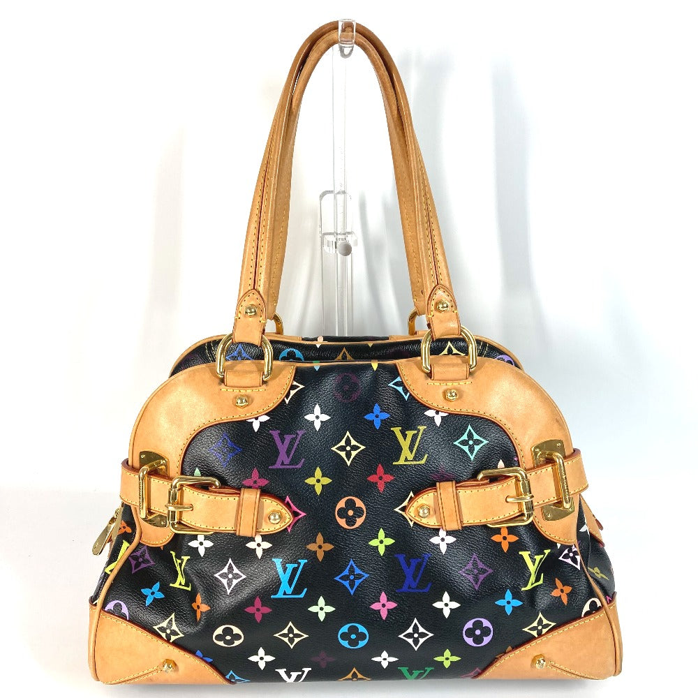 LOUIS VUITTON Shoulder Bag M40194 Monogram multicolor canvas black Monogram multicolor Claudia Women