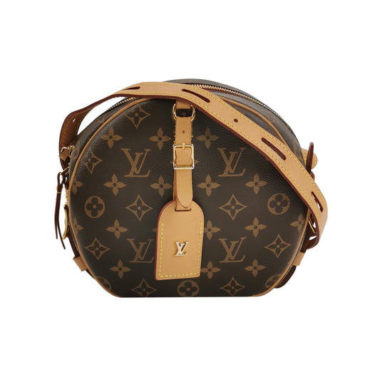 Louis Vuitton BoÃ®te Chapeau Souple Leather MM Crossbody Bag