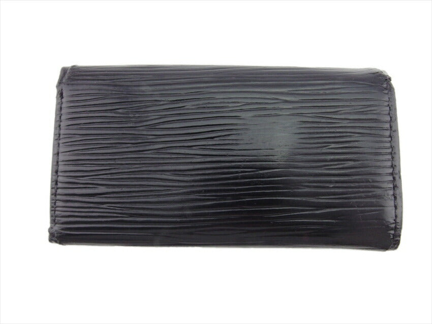 LOUIS VUITTON Key case Key holder M63822 Black gold Multicles4