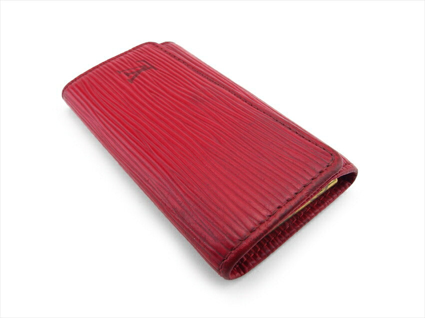 LOUIS VUITTON Key case Key holder  M63827 Red gold Multicles4
