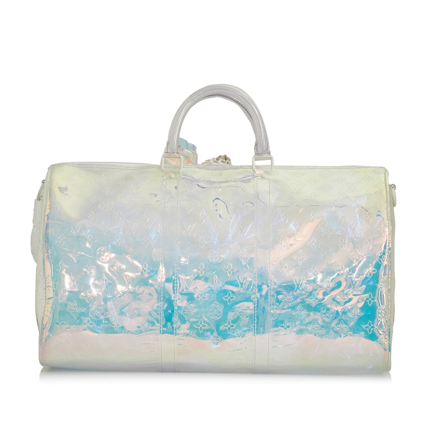 LOUIS VUITTON Monogram Prism Keepall Bandouliere 50 Travel Bag