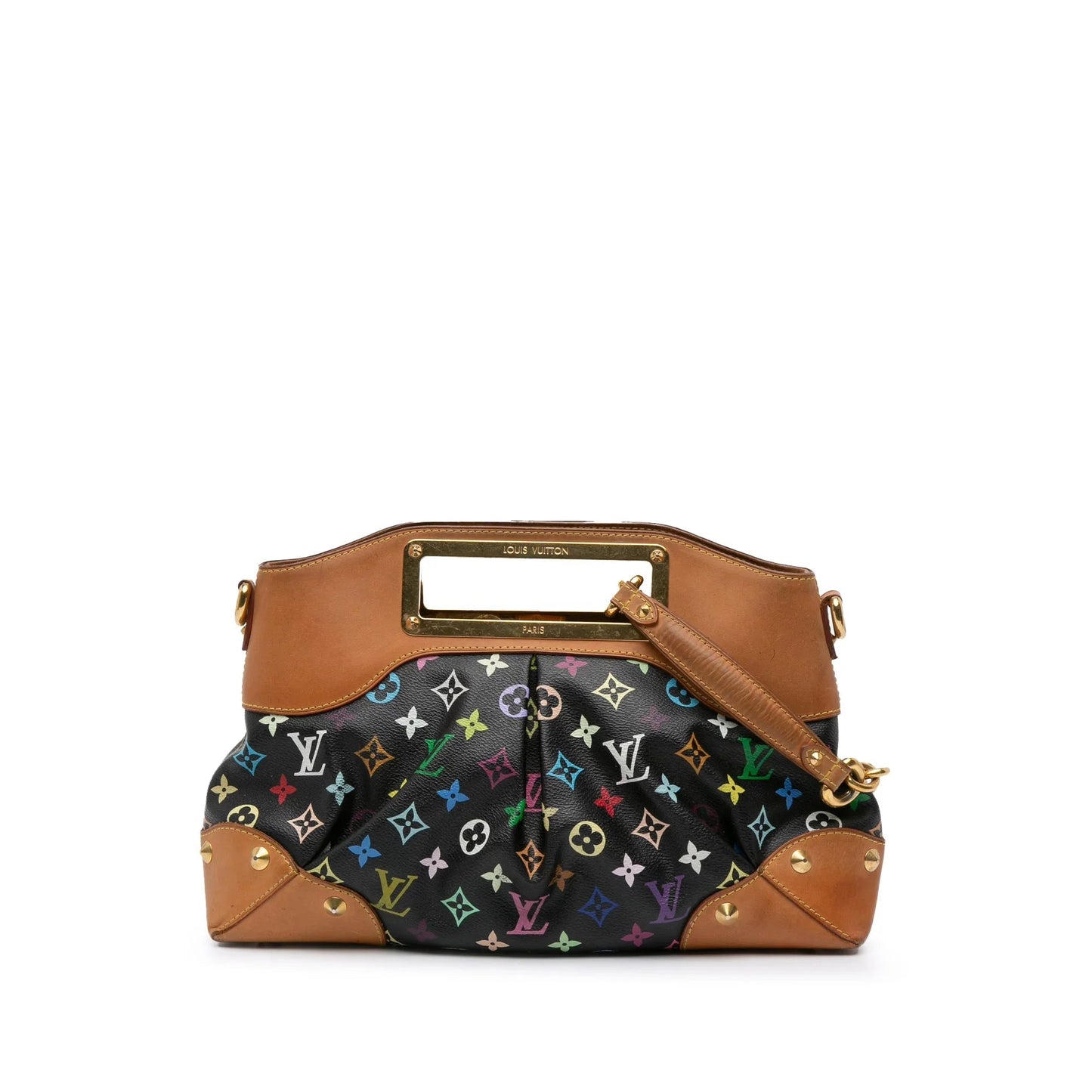 Black Louis Vuitton Monogram Multicolore Judy MM Satchel