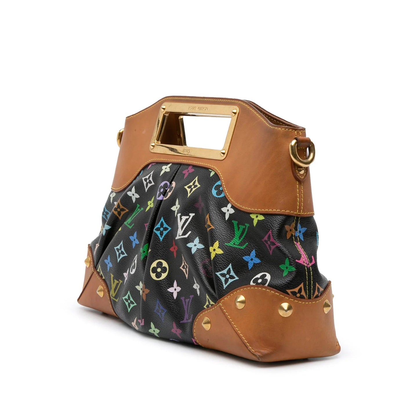 Black Louis Vuitton Monogram Multicolore Judy MM Satchel