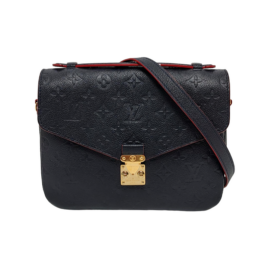 Louis Vuitton Pochette MÃ©tis Monogram Empreinte Leather Navy