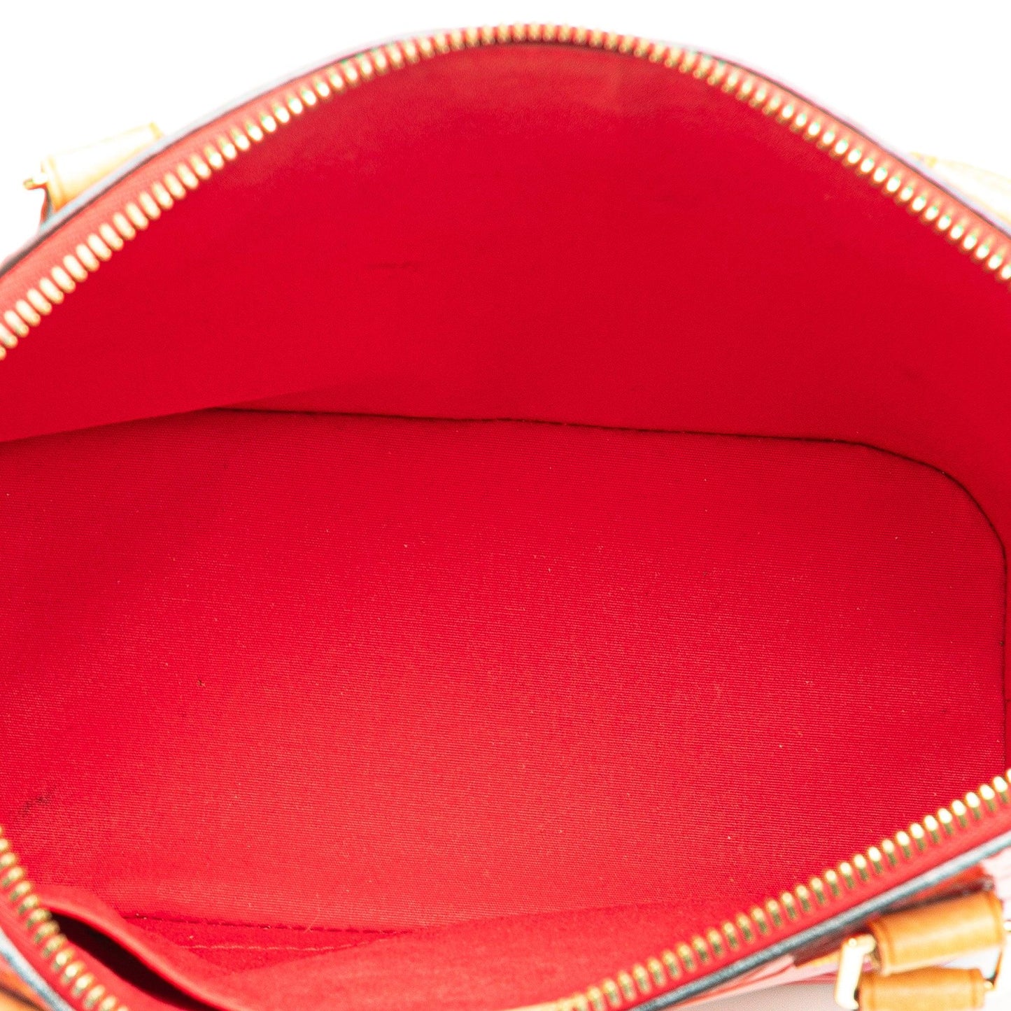 Red Louis Vuitton Monogram Vernis Montebello PM Satchel