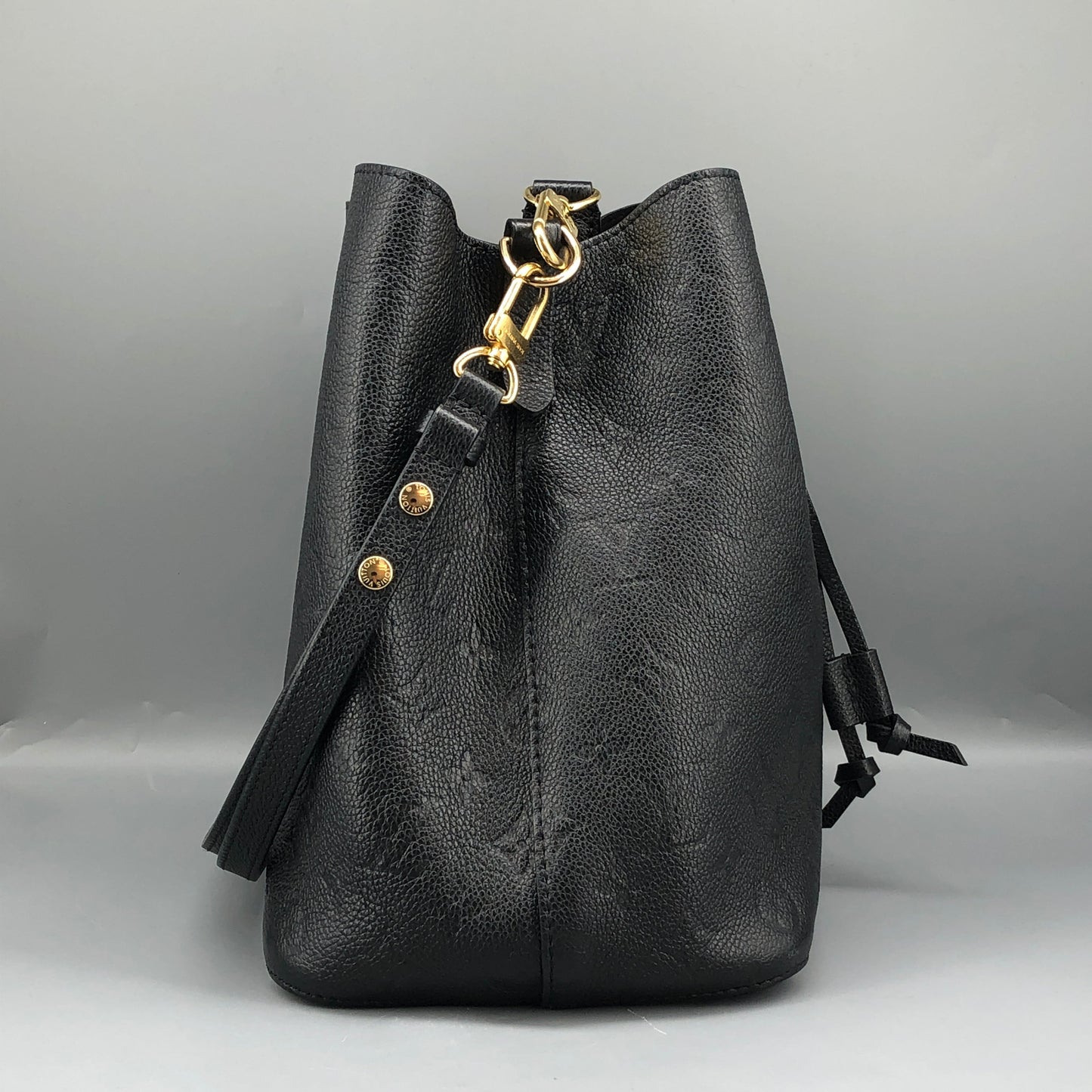 Louis Vuitton Monogram Empreinte NeoNoe Bucket Bag Black