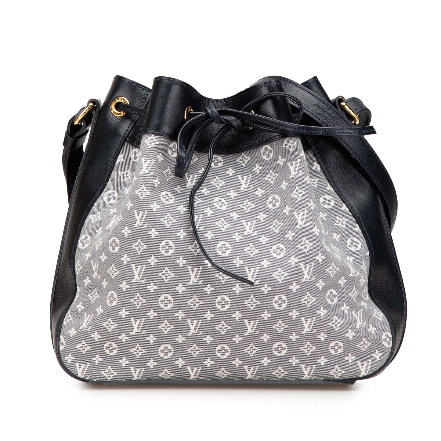 Gray Louis Vuitton Monogram Mini Lin Idylle Noe PM Bucket Bag