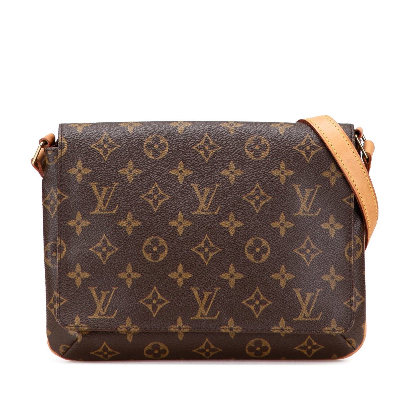 Brown Louis Vuitton Monogram Mtte Tango Short Strap Shoulder Bag