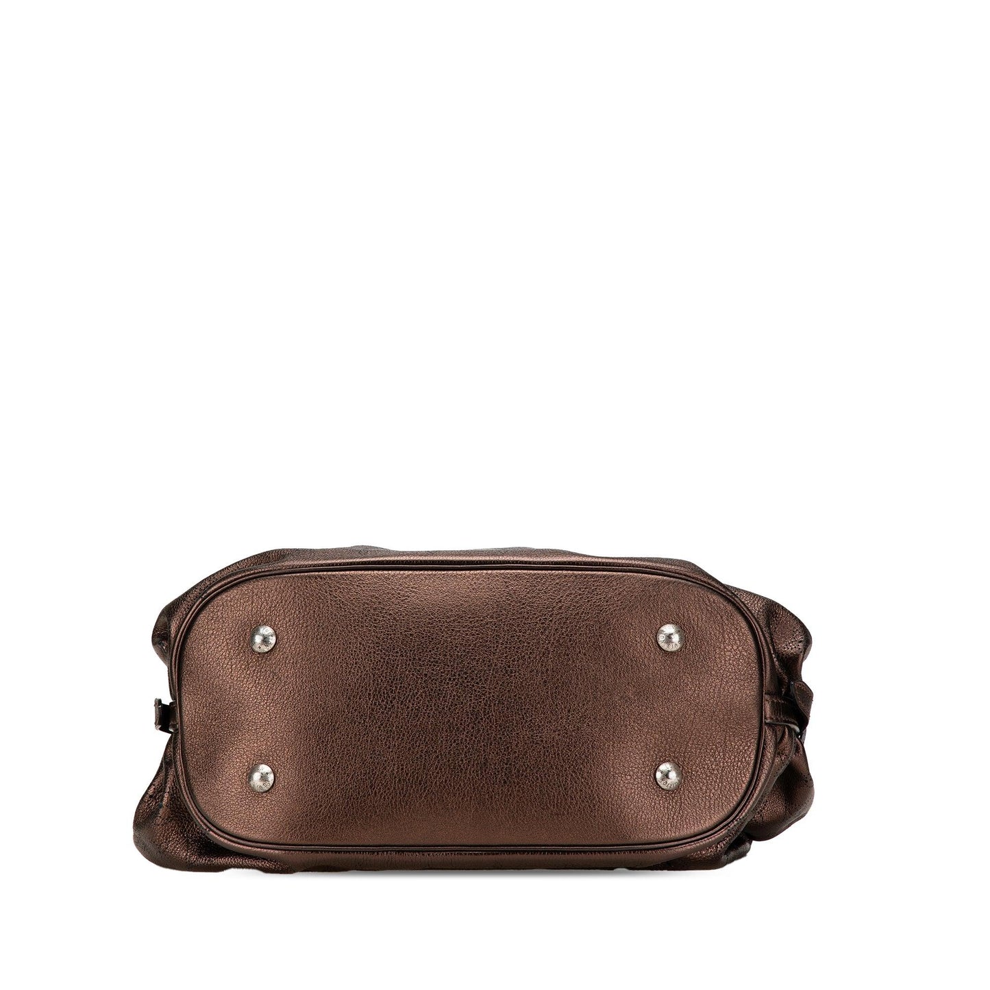 Brown Louis Vuitton Monogram Mahina XL Hobo Bag