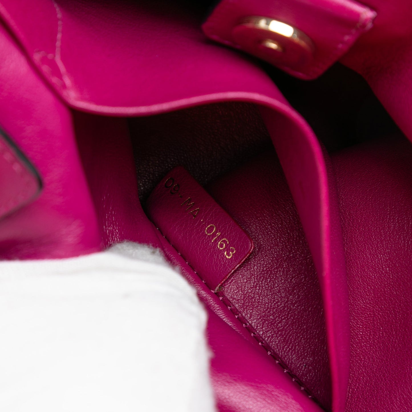 Black Dior Medium Pebbled Calfskin Diorissimo Satchel