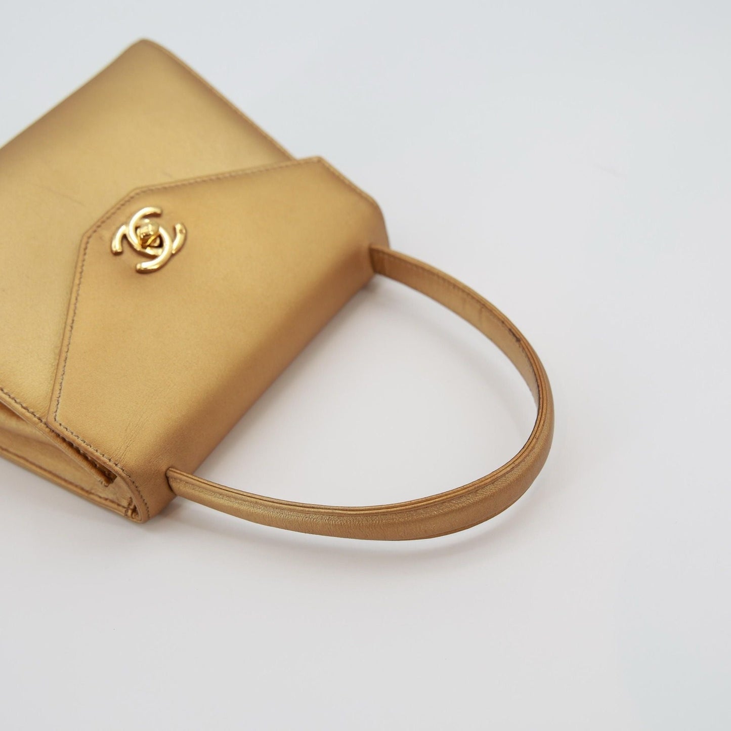 Chanel Gold Mini Kelly