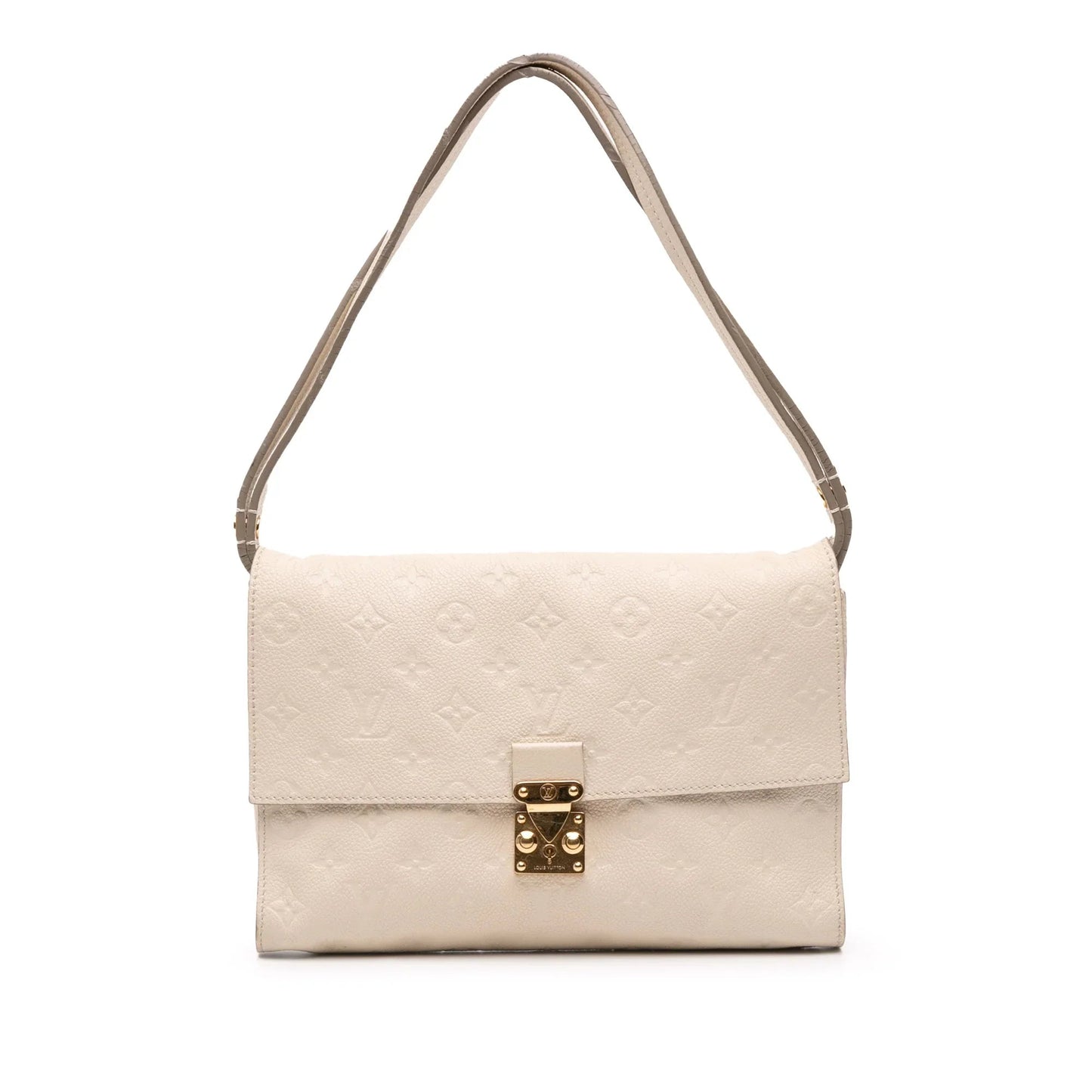 White Louis Vuitton Monogram Empreinte Fascinante Crossbody Bag