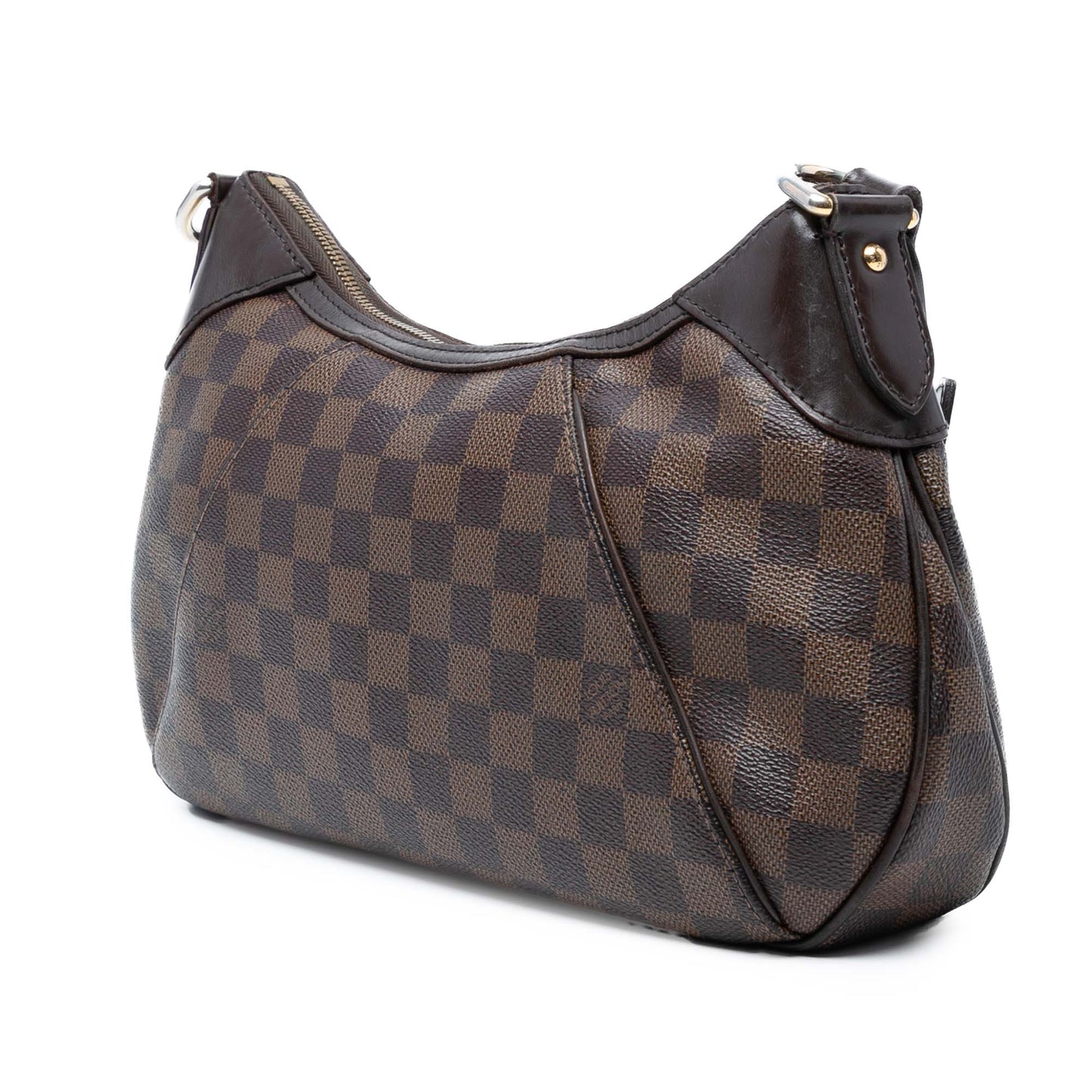 Brown Louis Vuitton Damier Ebene Thames PM Shoulder Bag
