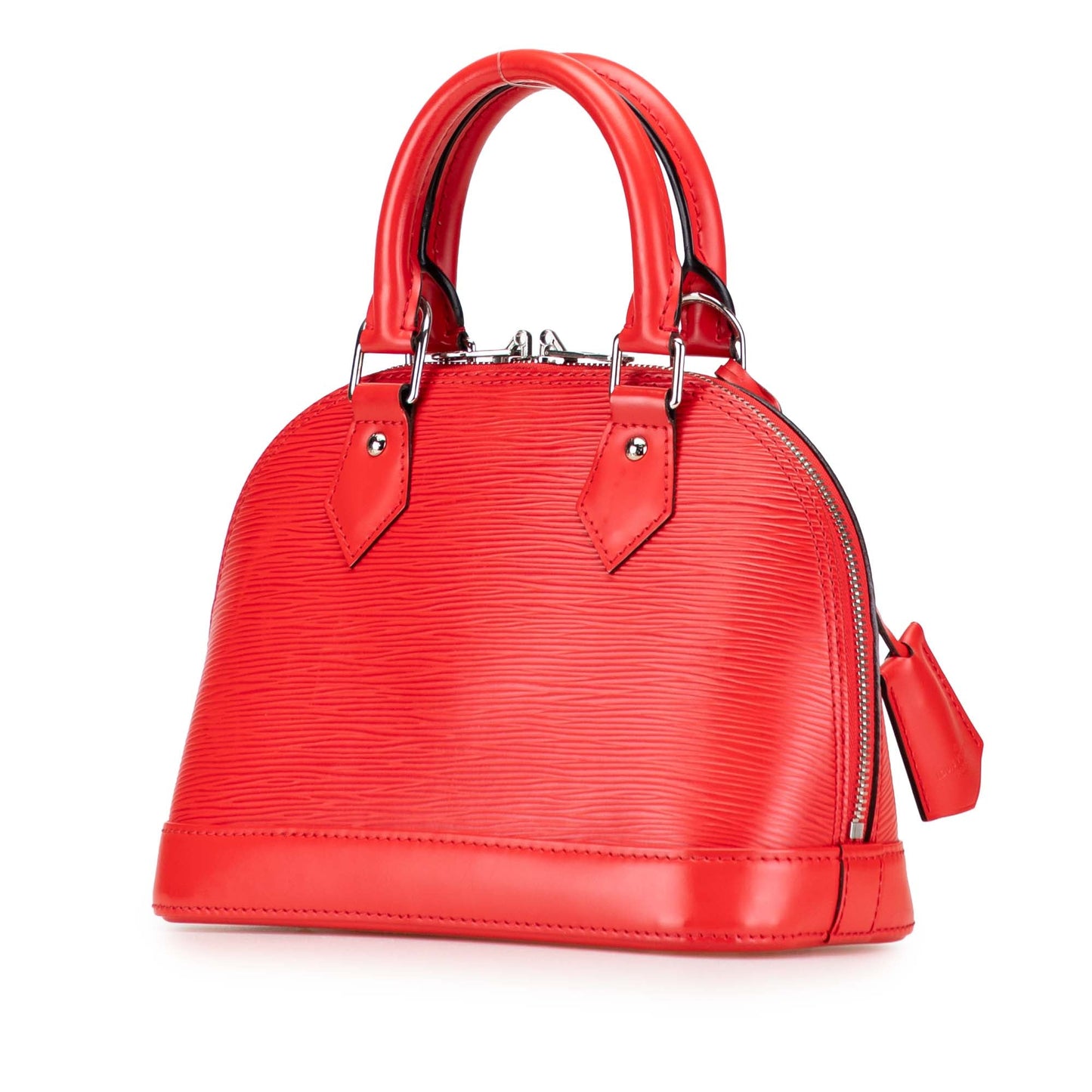Red Louis Vuitton Epi Alma BB Satchel