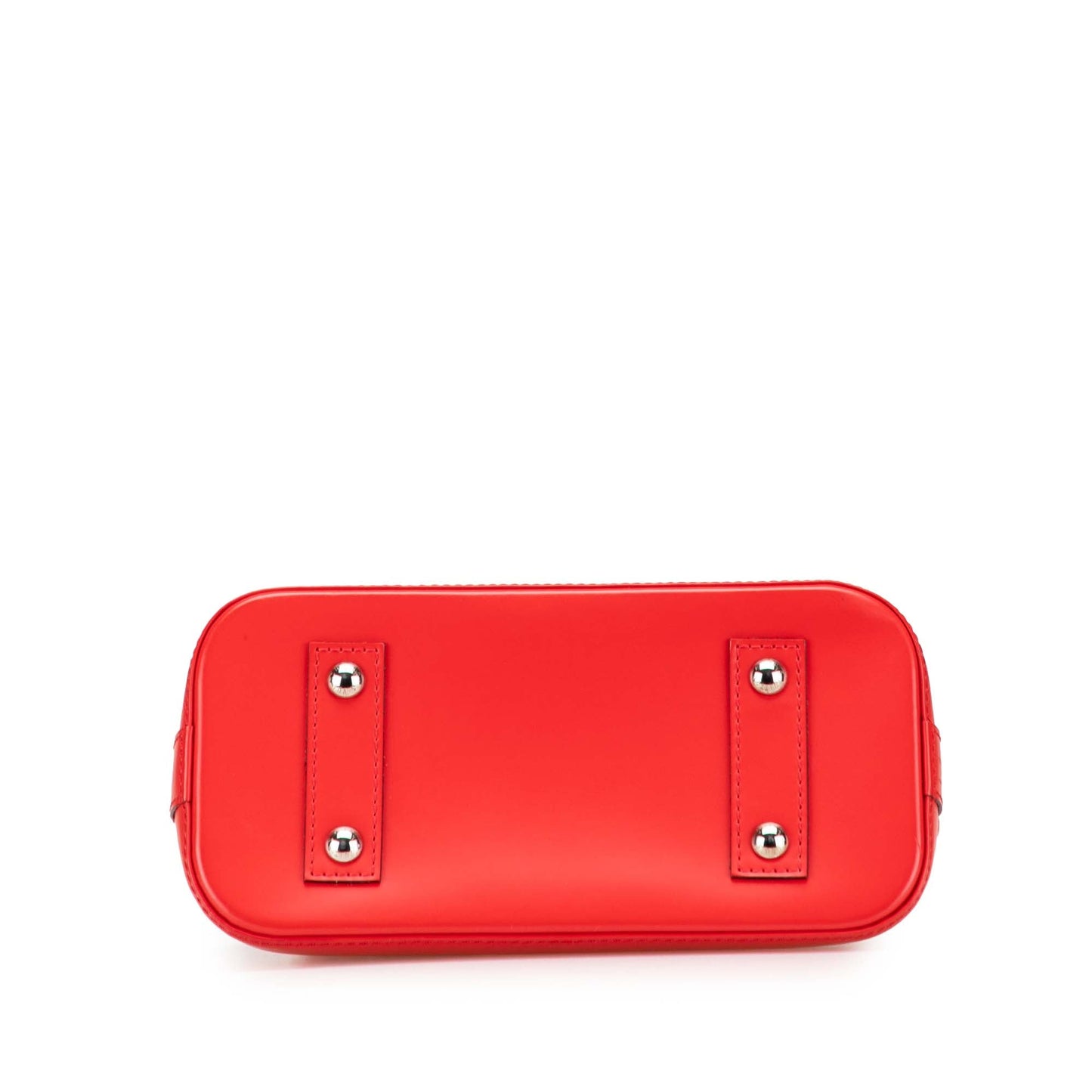 Red Louis Vuitton Epi Alma BB Satchel