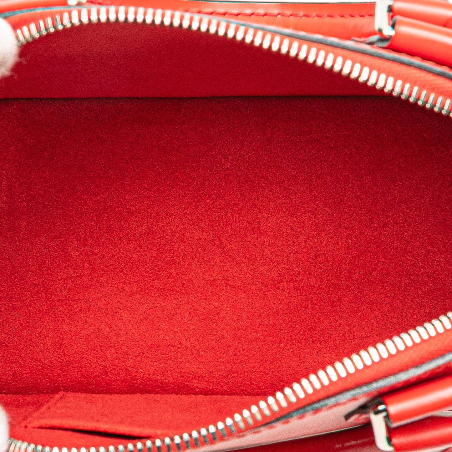 Red Louis Vuitton Epi Alma BB Satchel