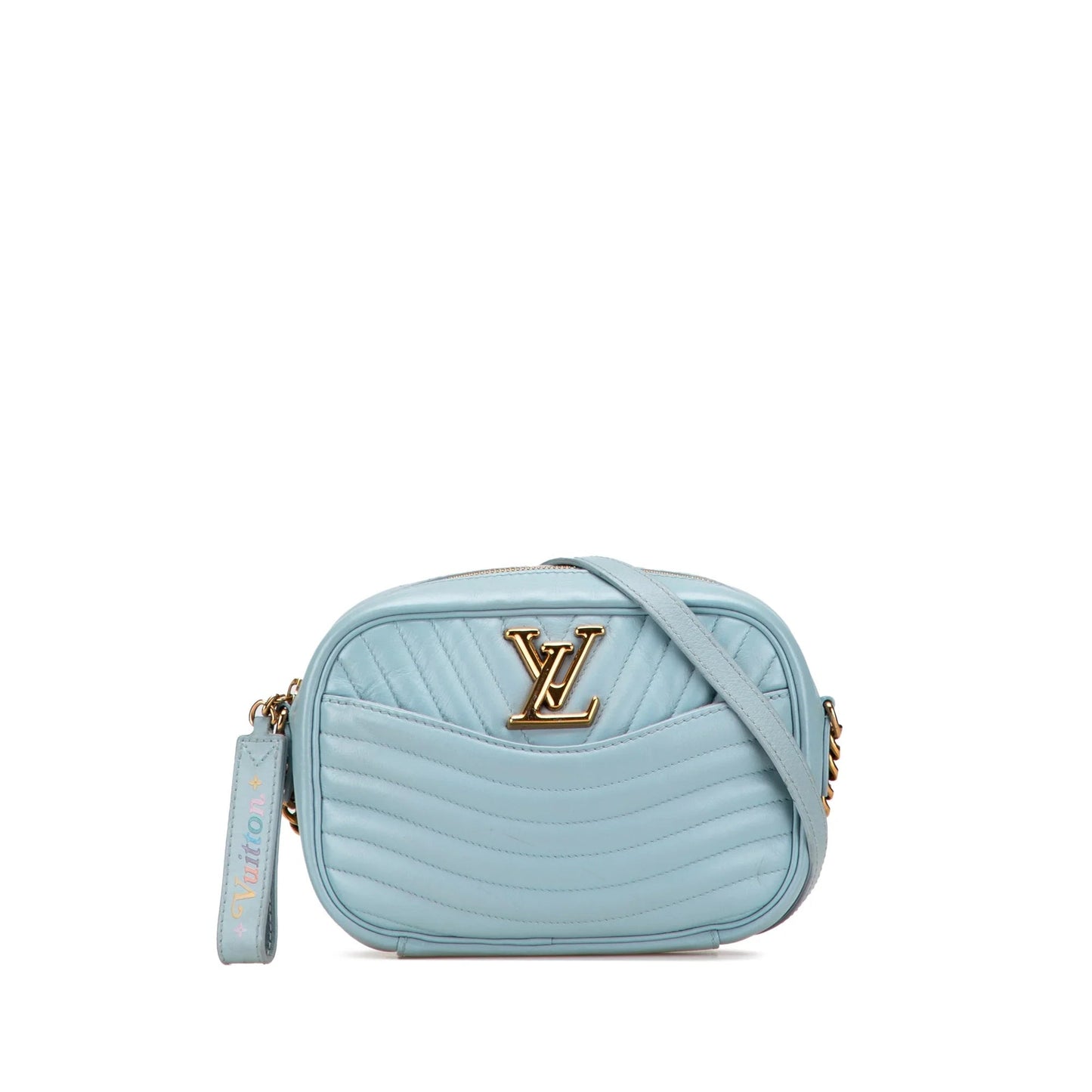 Blue Louis Vuitton New Wave Camera Bag