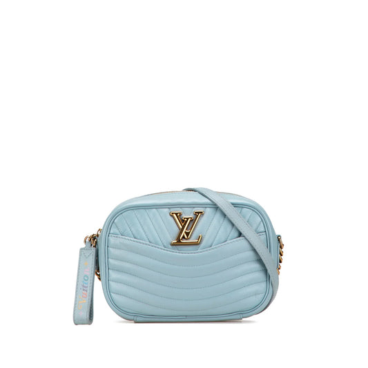 Blue Louis Vuitton New Wave Camera Bag