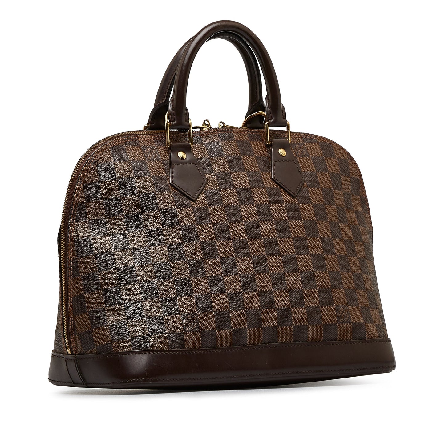 LOUIS VUITTON Damier Ebene Alma PM Handbag