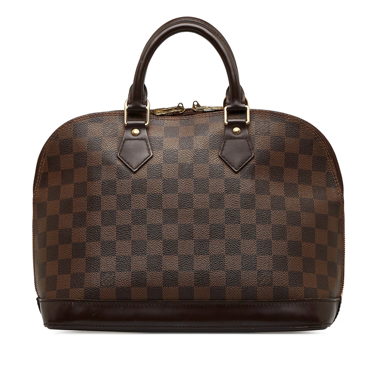 LOUIS VUITTON Damier Ebene Alma PM Handbag