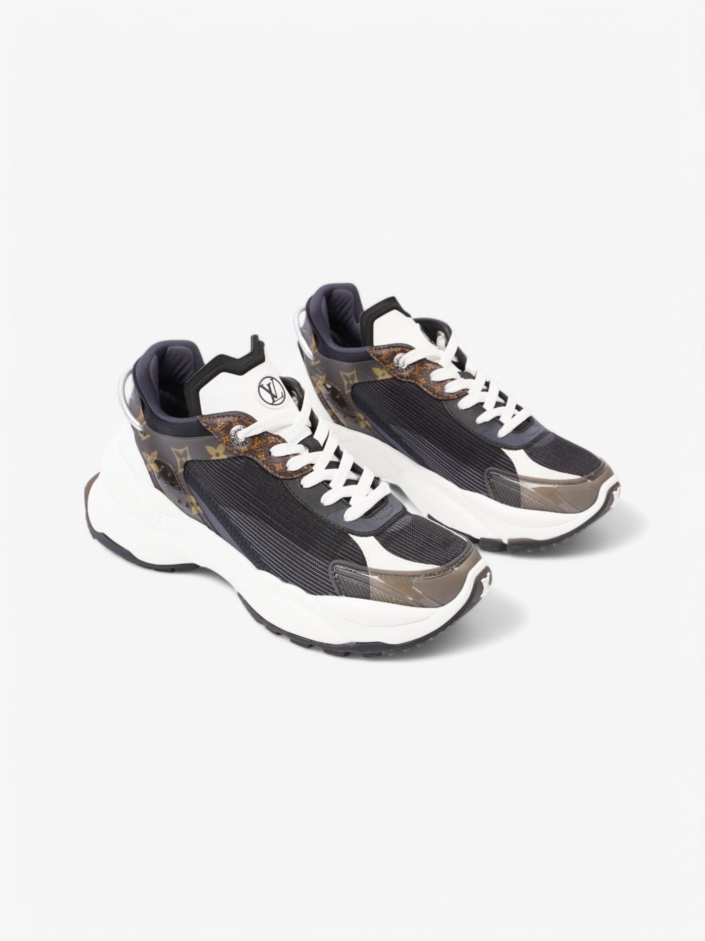 Louis Vuitton Run 55 White / Monogram Mesh EU 37 UK 4