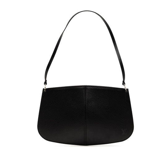 Black Louis Vuitton Epi Demi Lune Pochette Shoulder Bag