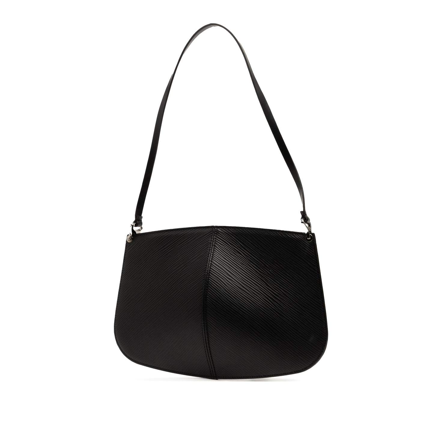 Black Louis Vuitton Epi Demi Lune Pochette Shoulder Bag