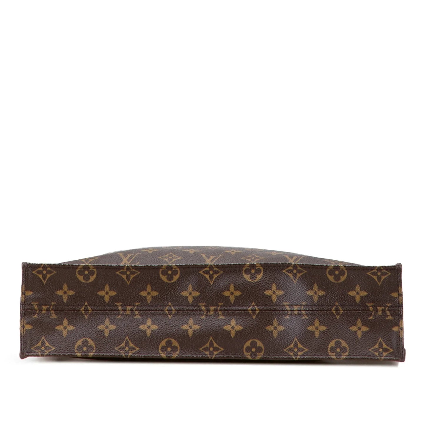 Brown Louis Vuitton Monogram Sac Plat Tote Bag