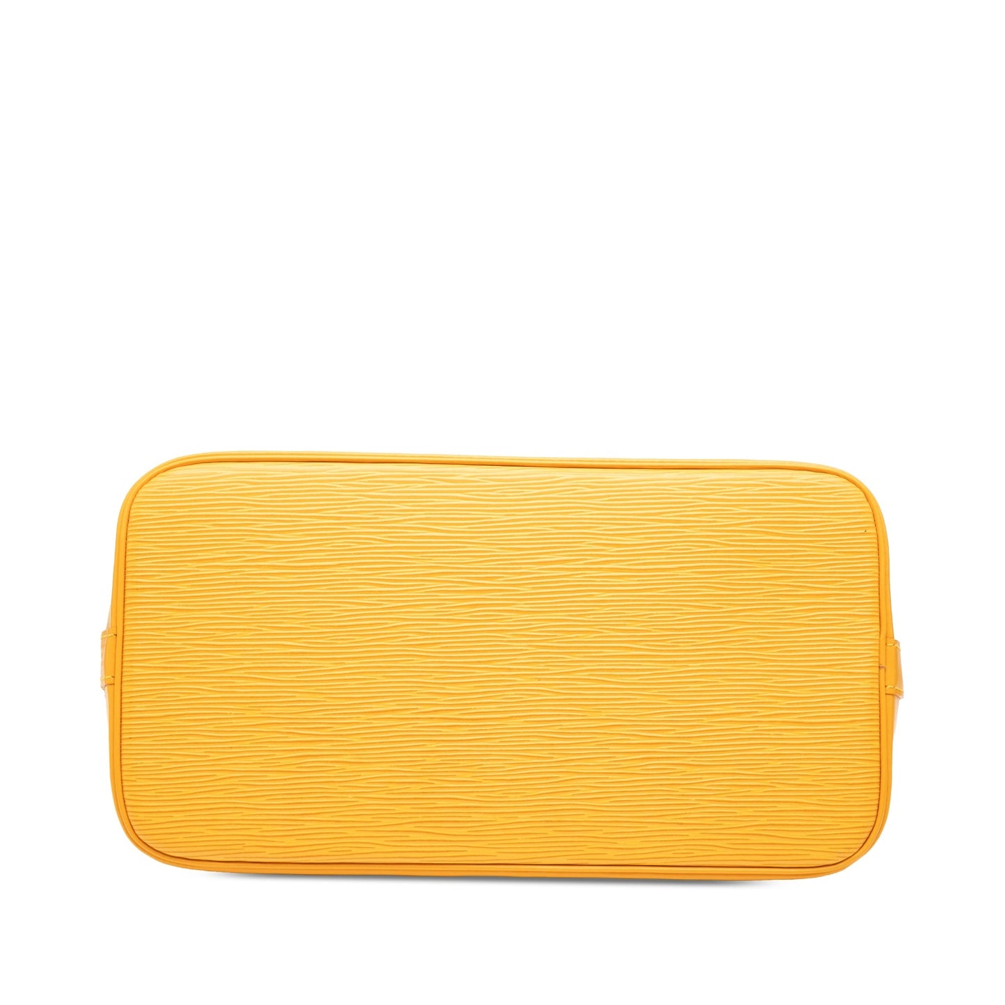 Yellow Louis Vuitton Epi Alma PM Handbag