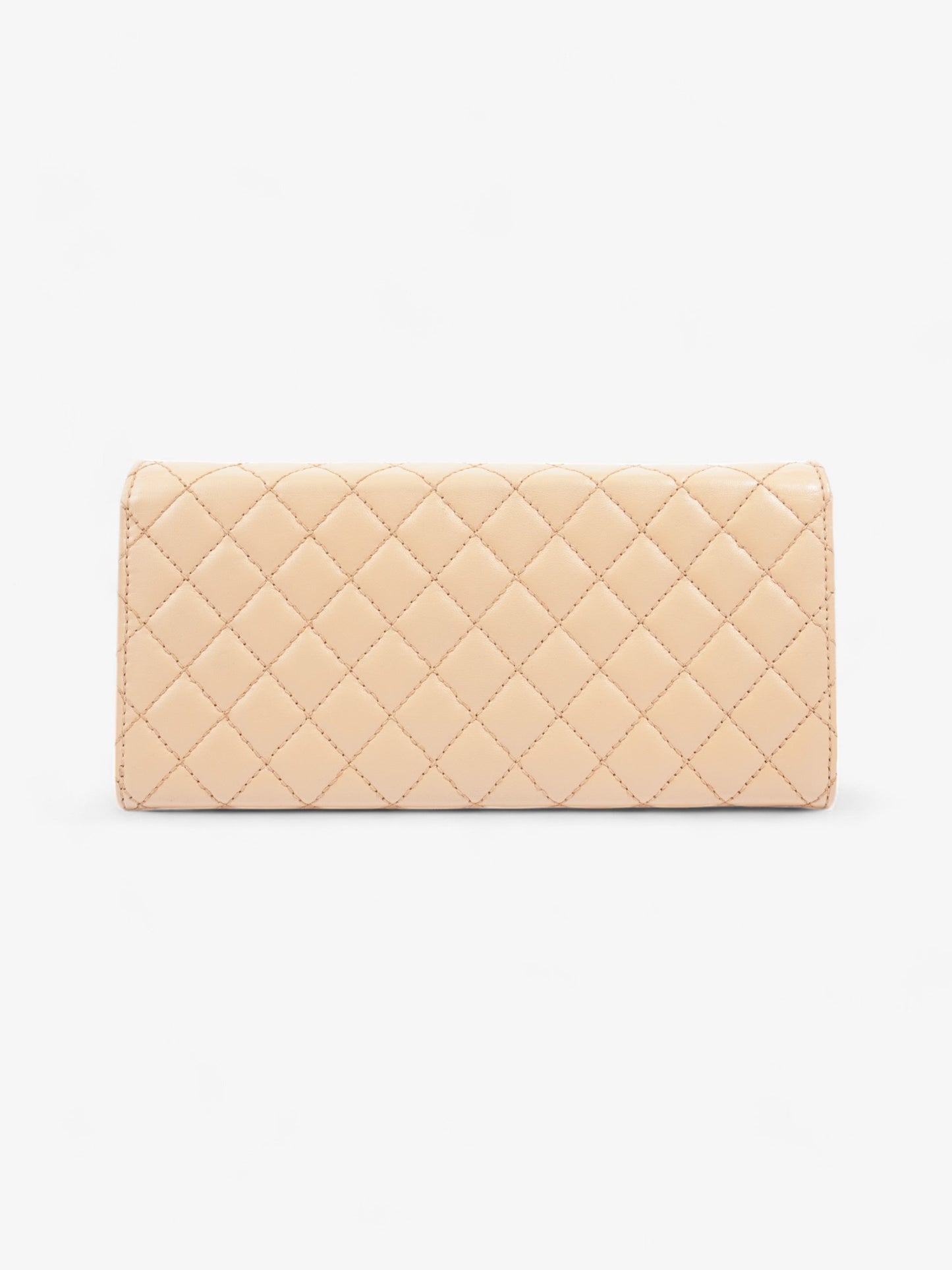 Chanel East West Wallet on Chain Beige Leather