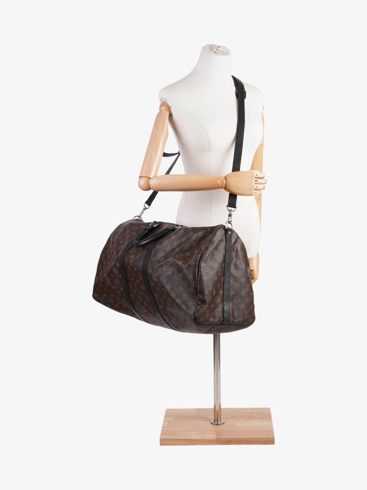 Louis Vuitton Keepall BandouliÃ¨re 55 Monogram Coated Canvas