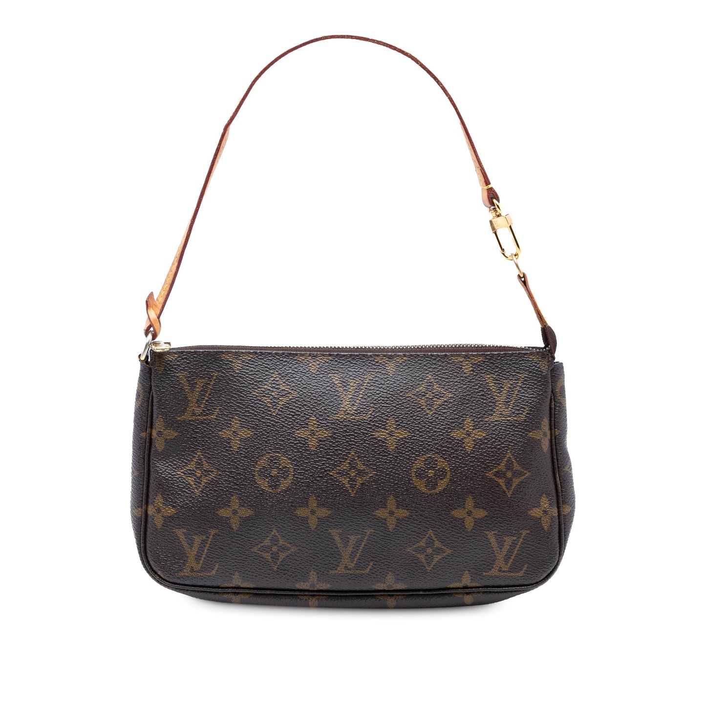 Brown Louis Vuitton Monogram Pochette Accessoires Shoulder Bag