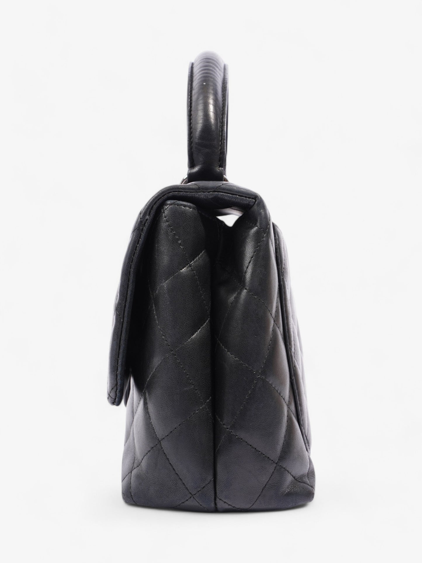 Chanel Coco Handle Flap Black Lambskin Leather Small