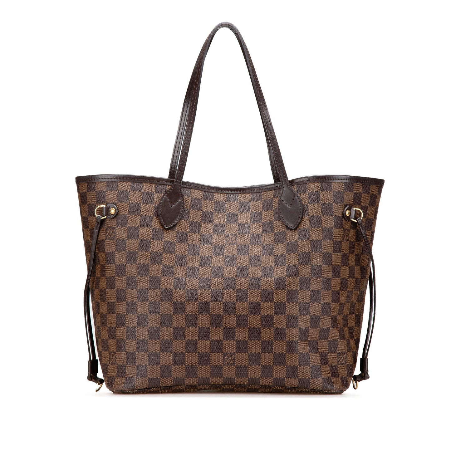 Brown Louis Vuitton Damier Ebene Neverfull MM Tote Bag