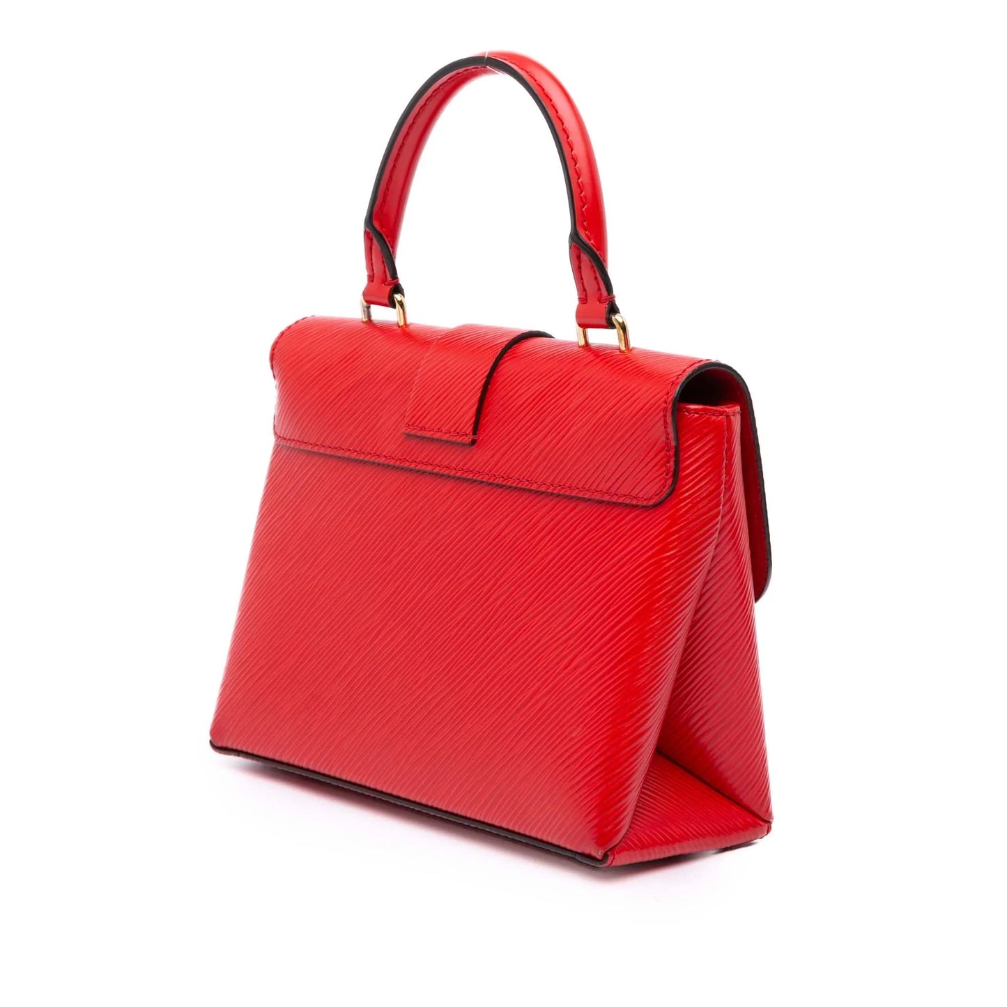 Red Louis Vuitton Epi Locky BB Satchel
