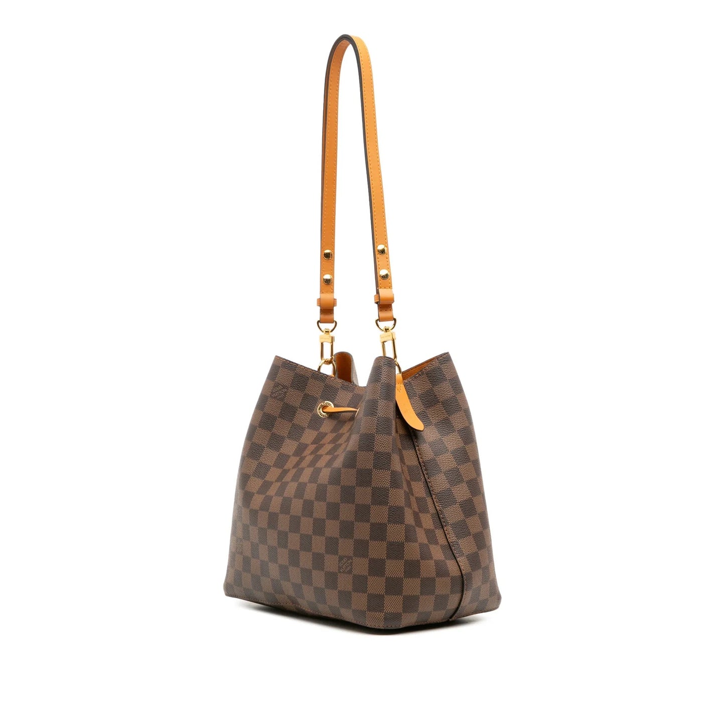 Brown Louis Vuitton Damier Ebene Neonoe MM Bucket Bag