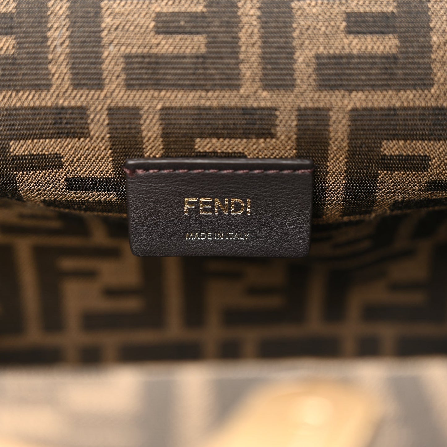 Fendi Shiny Nappa Medium Fendi First Navy