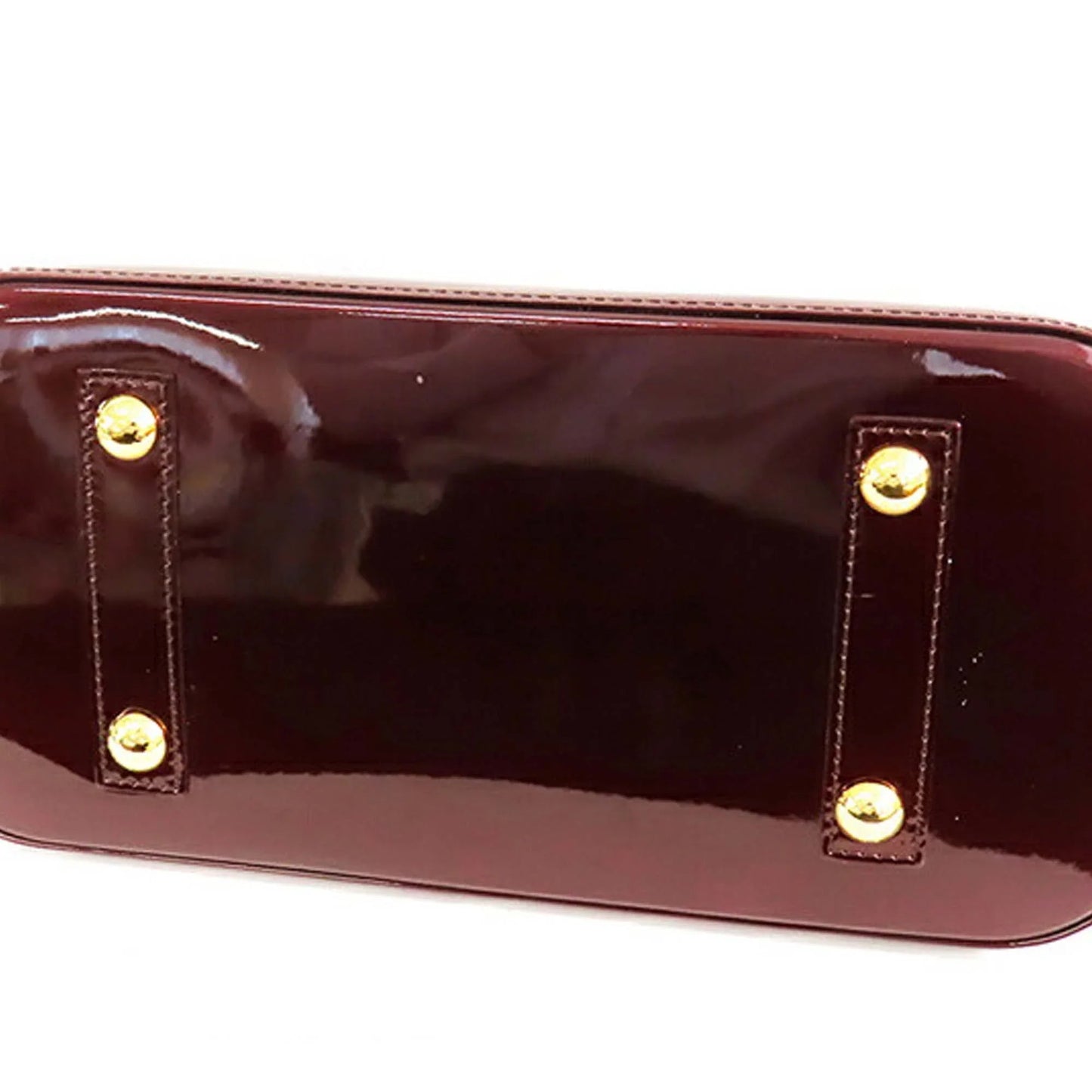 Purple Louis Vuitton Monogram Vernis Alma PM Handbag