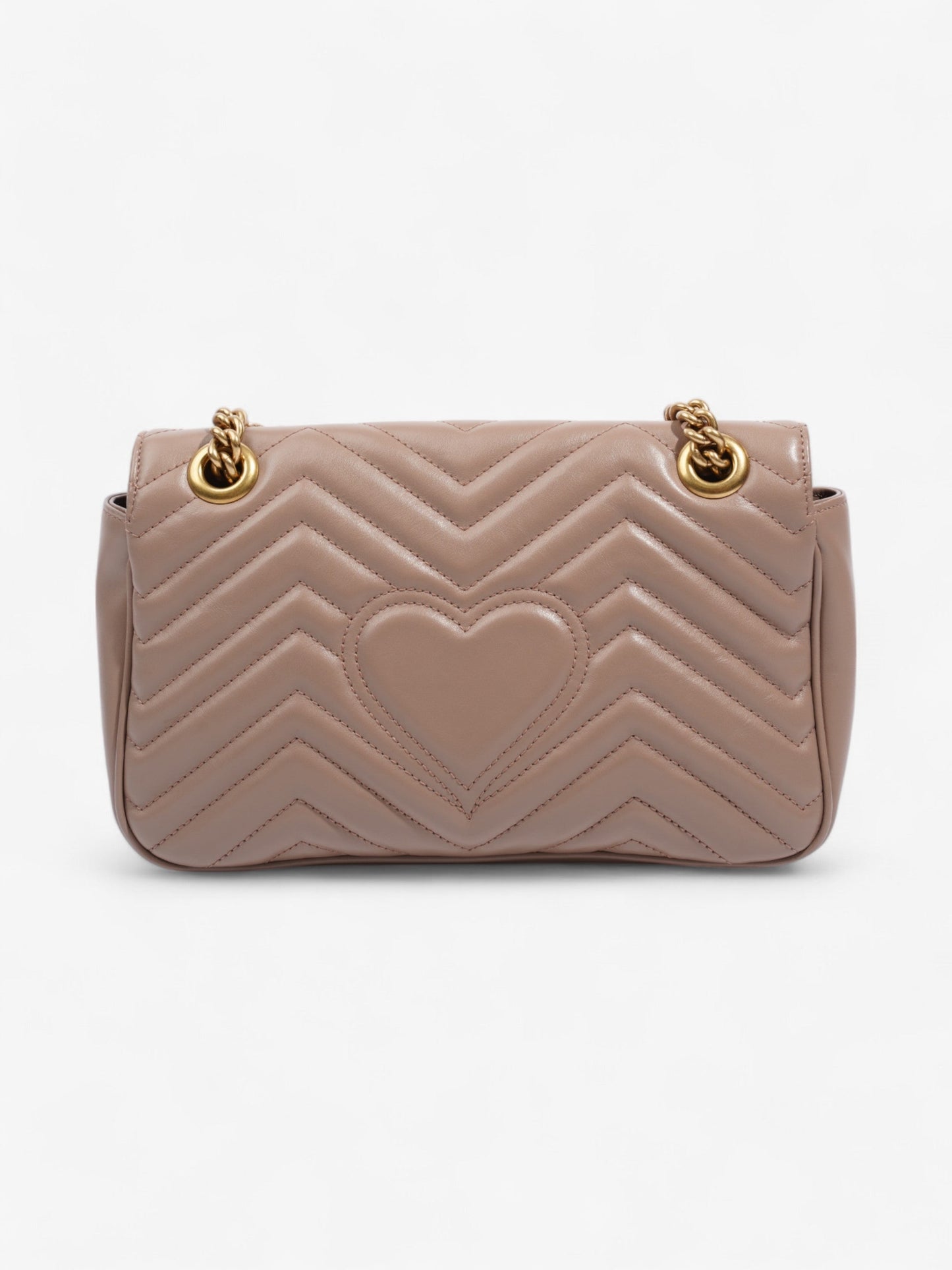 Gucci GG Marmont Rose Beige  Matelasse Leather Small