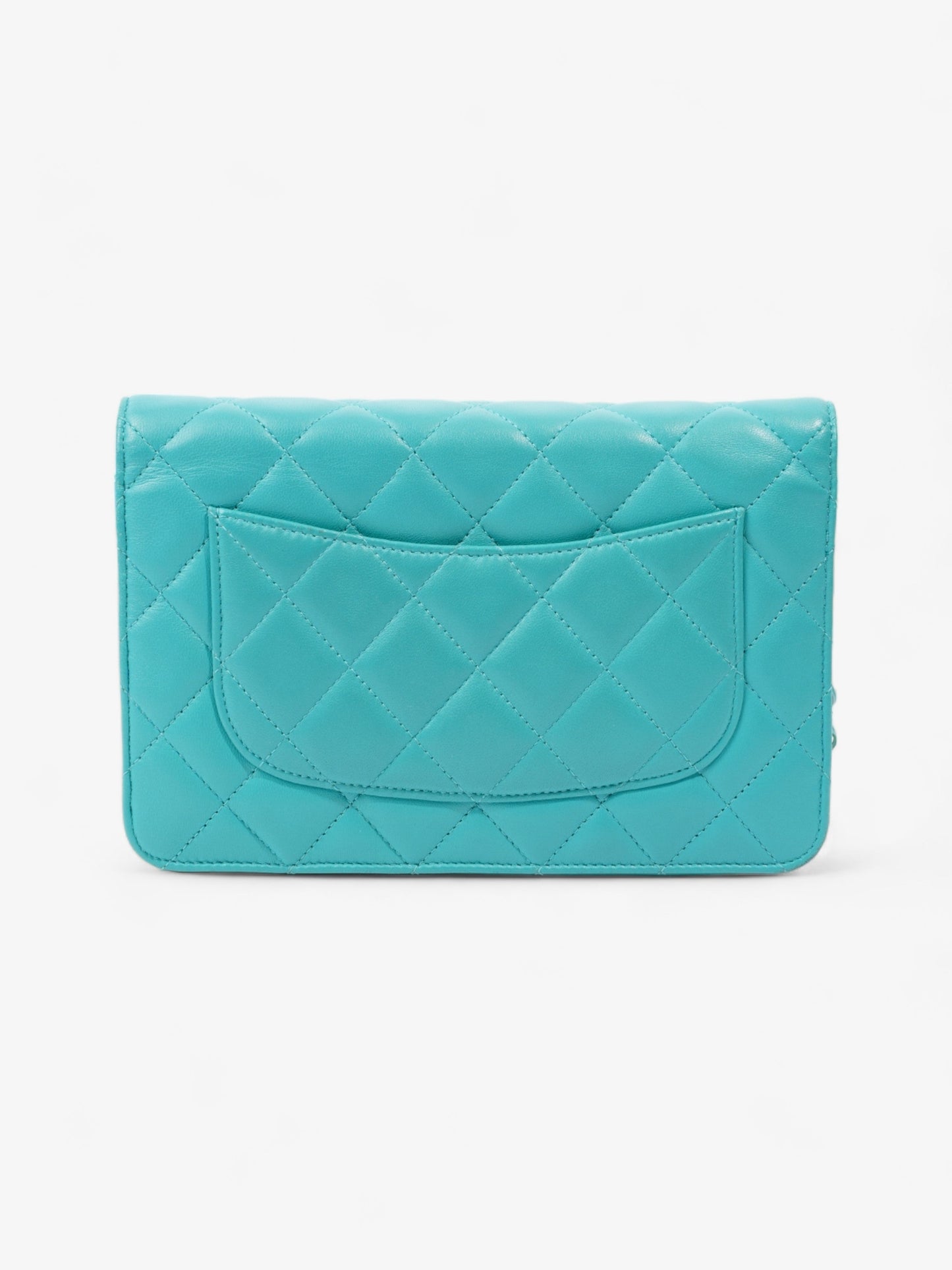 Chanel WOC Turquoise  Lambskin Leather