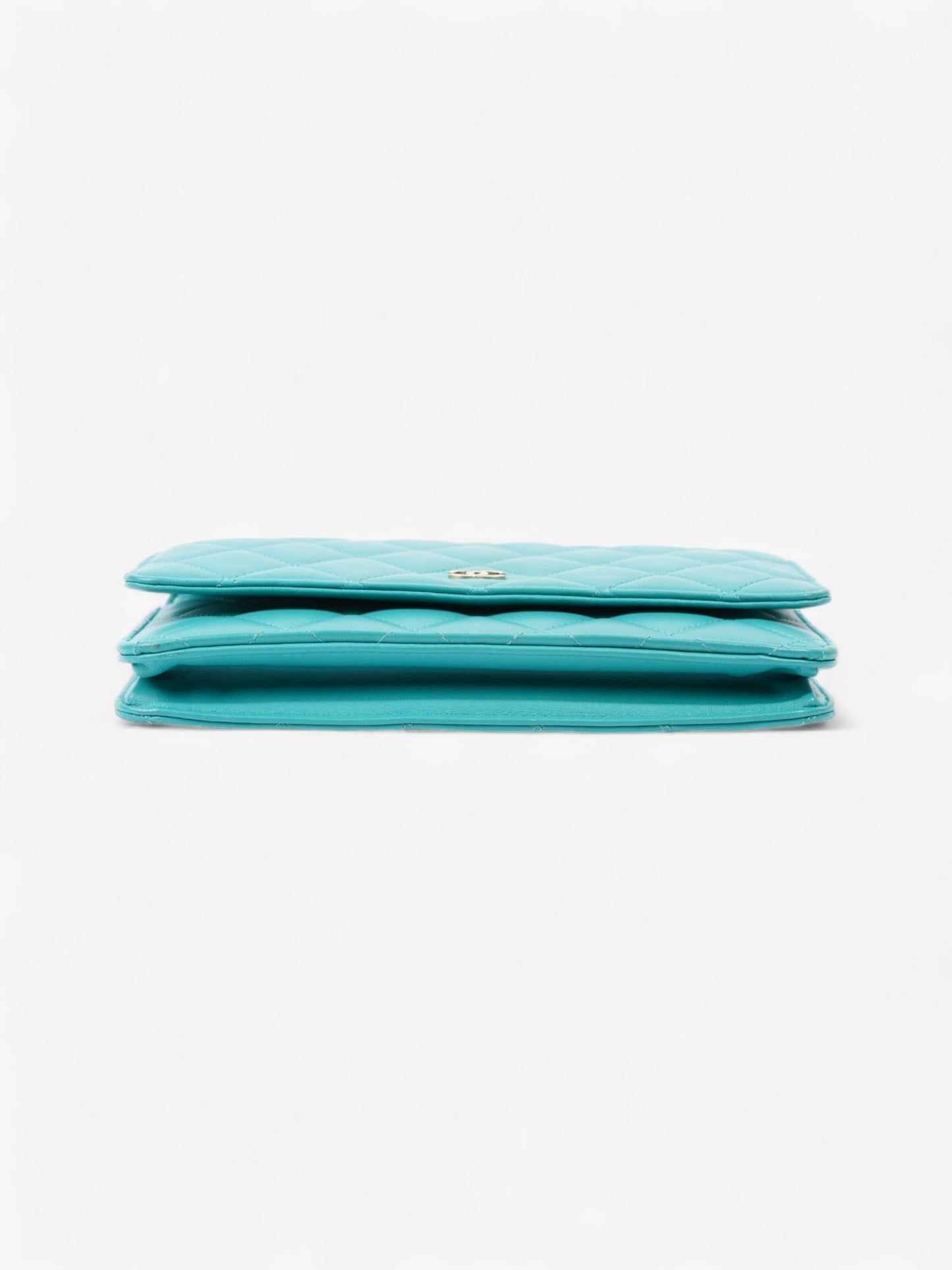 Chanel WOC Turquoise  Lambskin Leather