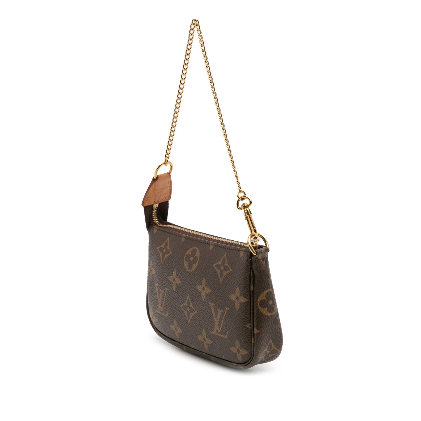 Brown Louis Vuitton Monogram Mini Pochette Accessoires Handbag